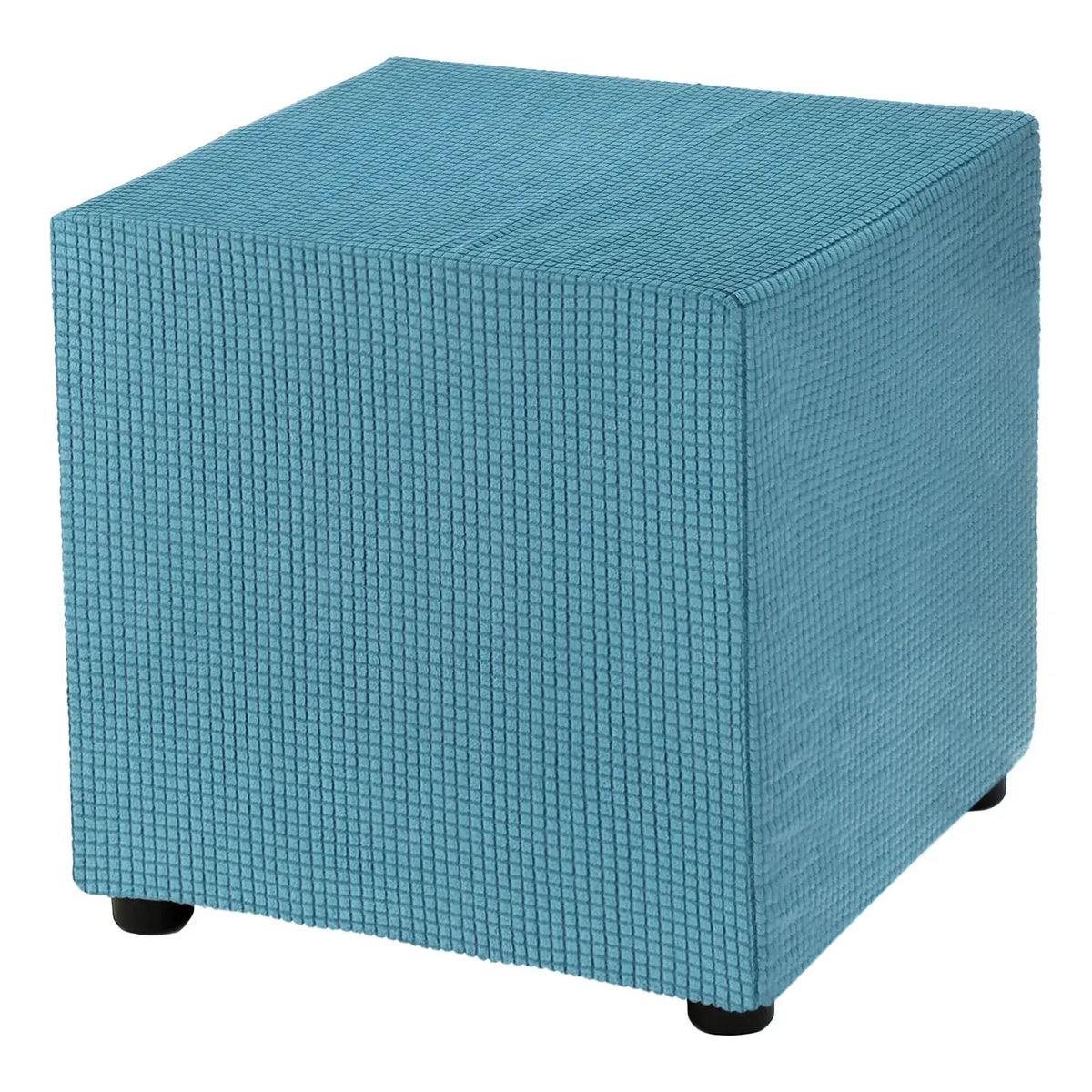 Housse ottomane carrée 18x18x18 ", housse ottomane extensible, tabouret de pied élastique, protection repose-pieds pour salon et chambre à coucher Housse de France