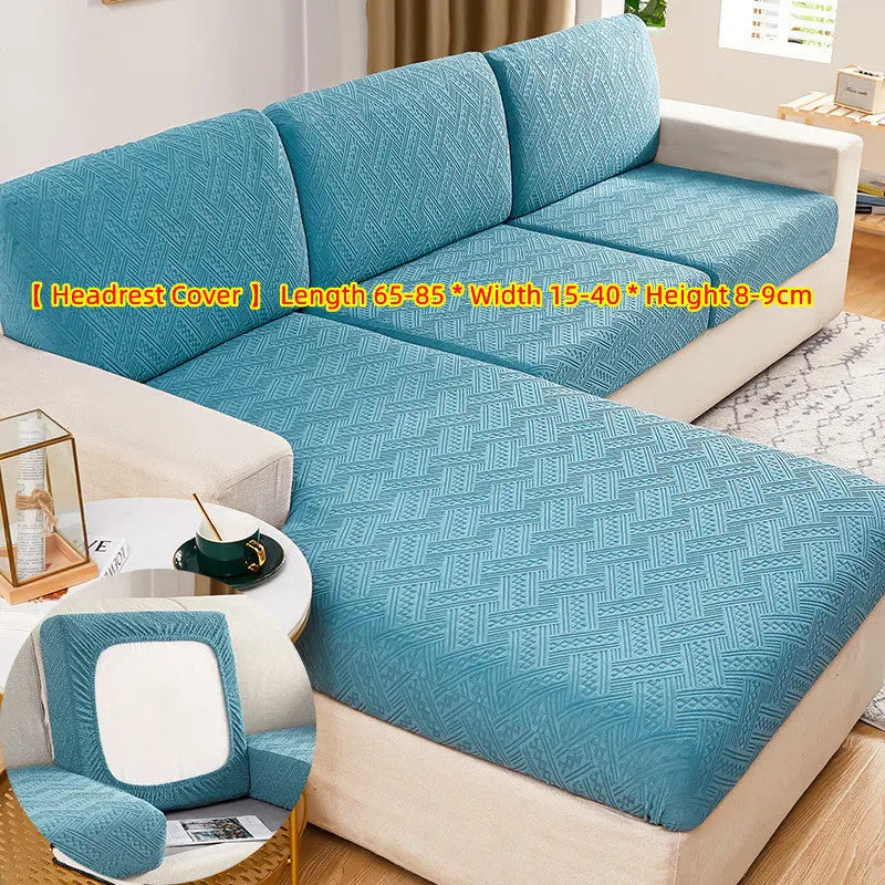 Housse Assise Canapé Élastique SOKOF Wind Chimes Lake Blue-Head pillowcase