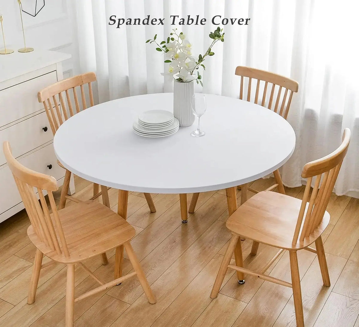 Nappe Table Mange Debout Extensible SPANDECOR Housse de France