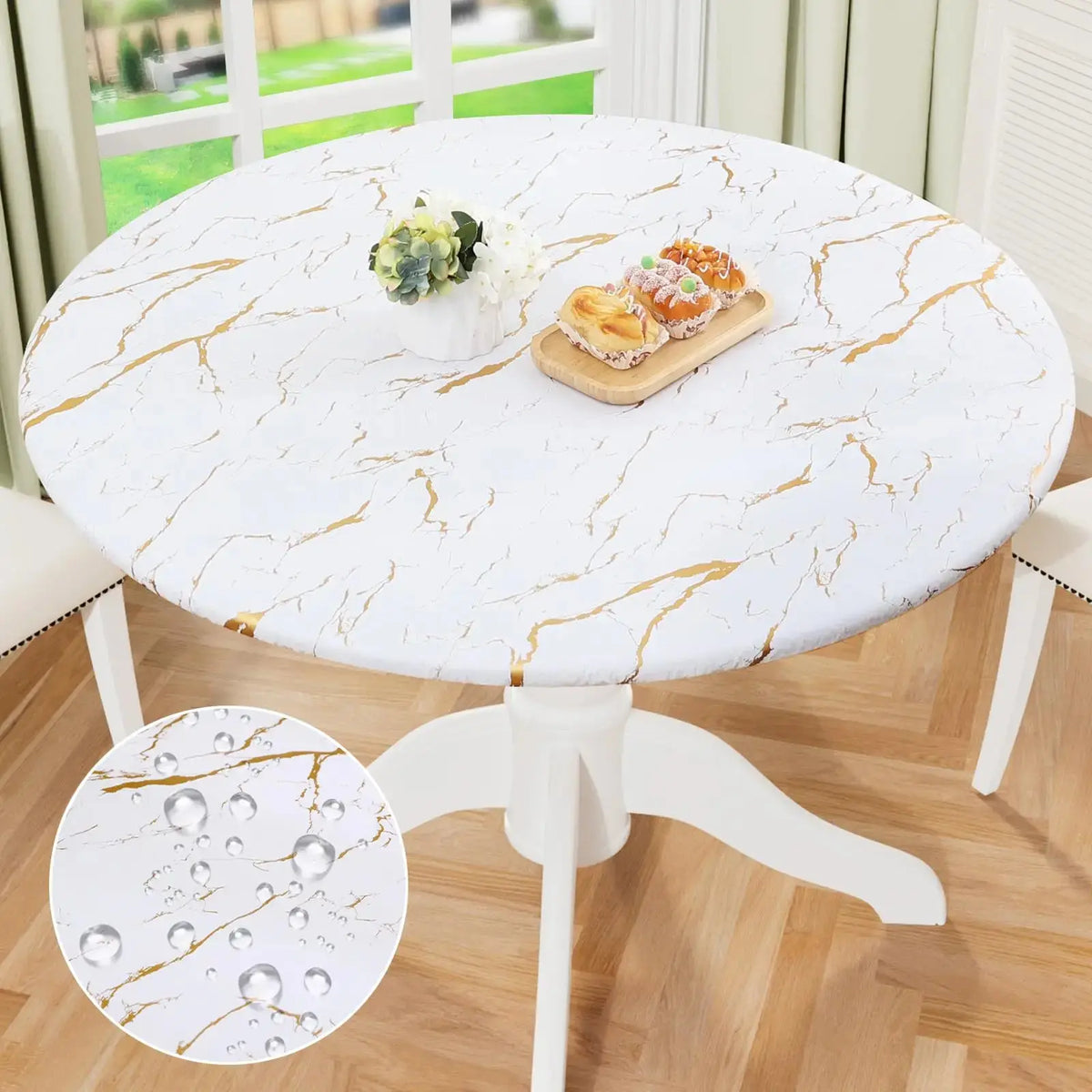 Nappe Table Mange Debout Imperméable FLENZA Housse de France