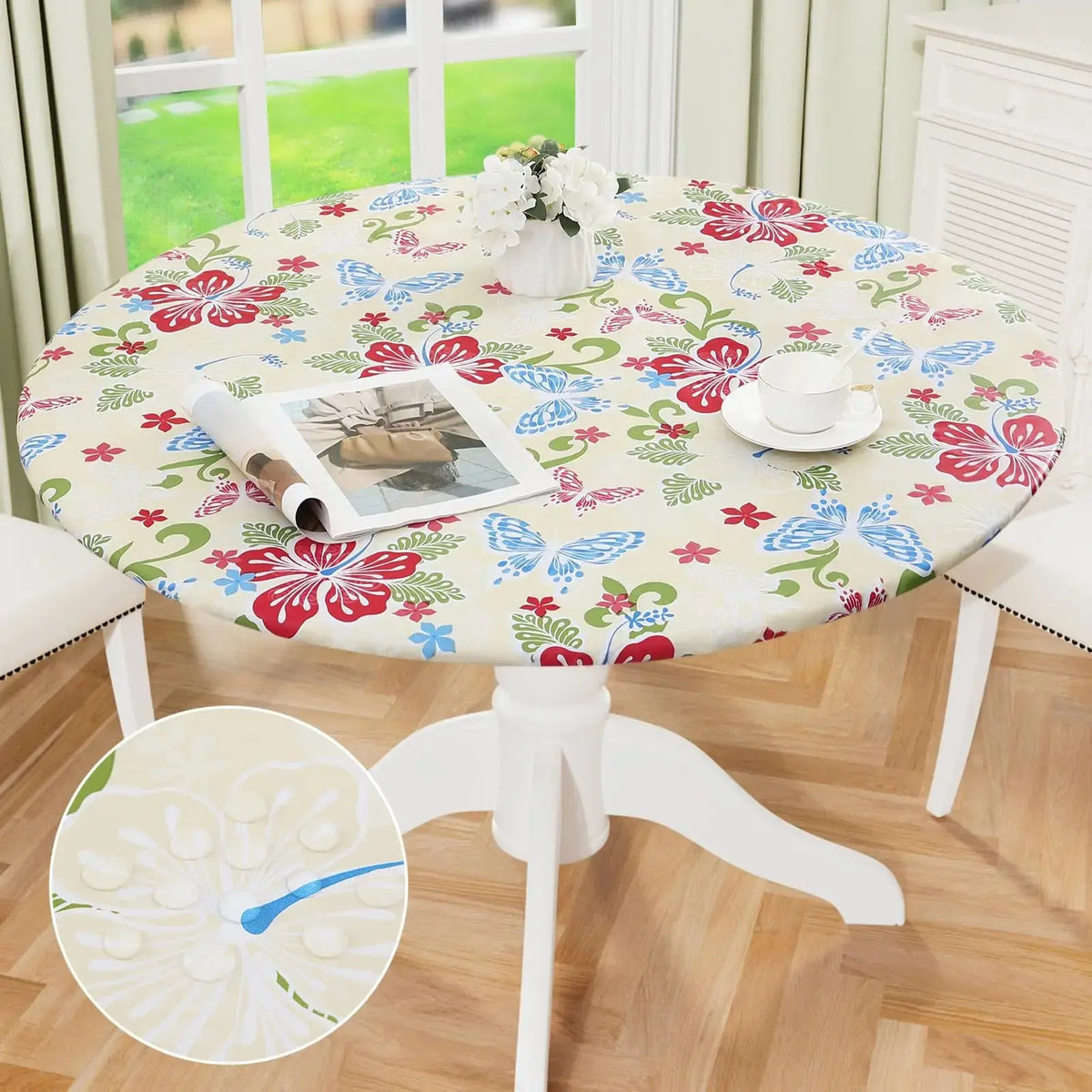 Nappe Table Mange Debout Imperméable FLENZA Housse de France