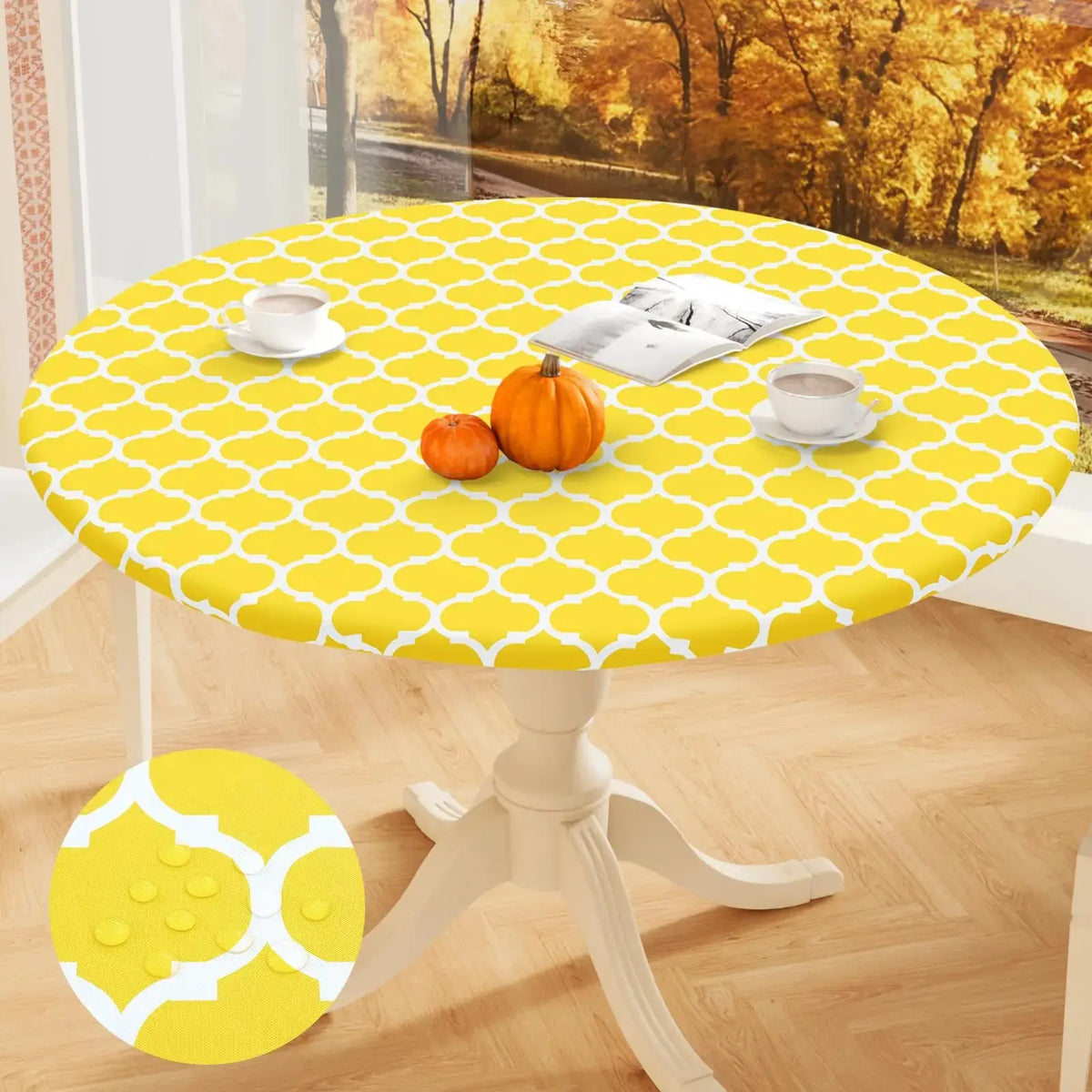 Nappe Table Mange Debout Imperméable VINOLUX Housse de France