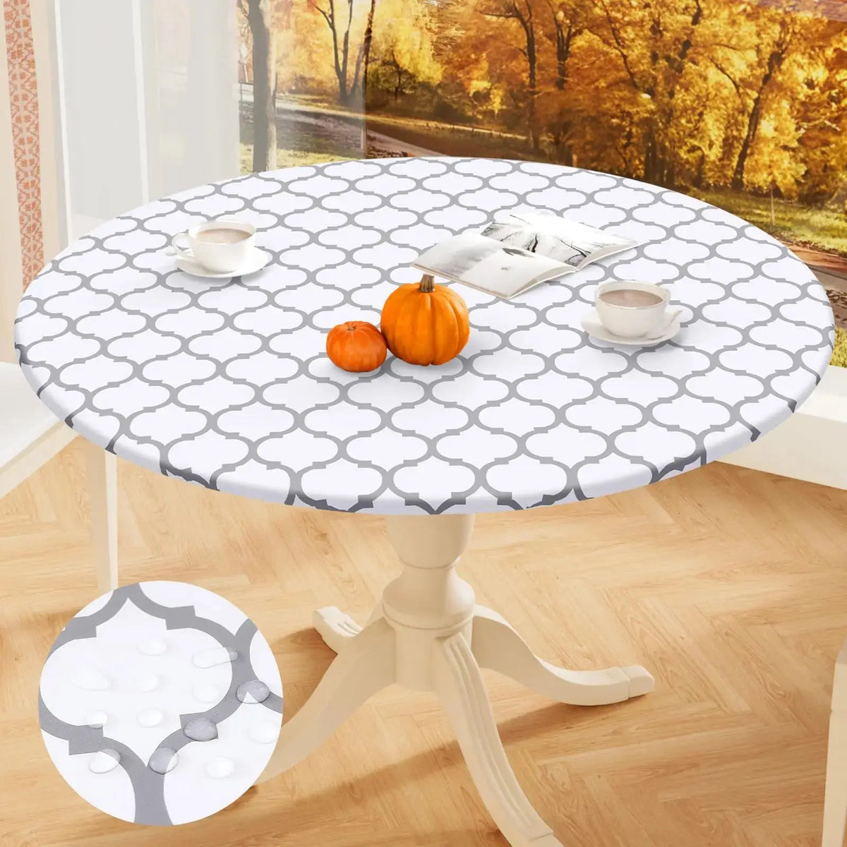 Nappe Table Mange Debout Imperméable VINOLUX Housse de France