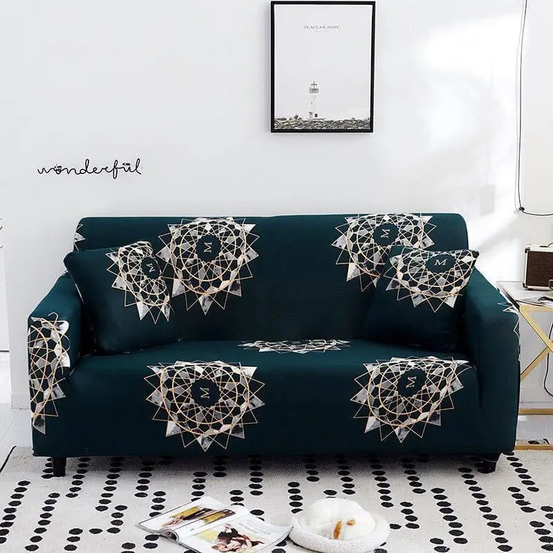 PILLCOV - Housse de coussin extensible imprimée Housse De France