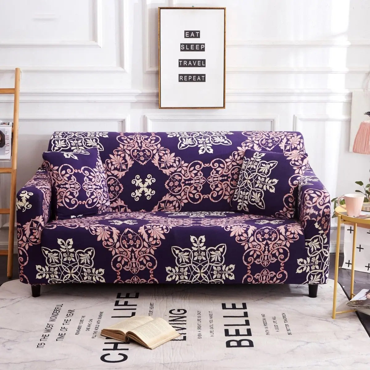 PILLCOV - Housse de coussin extensible imprimée Housse De France