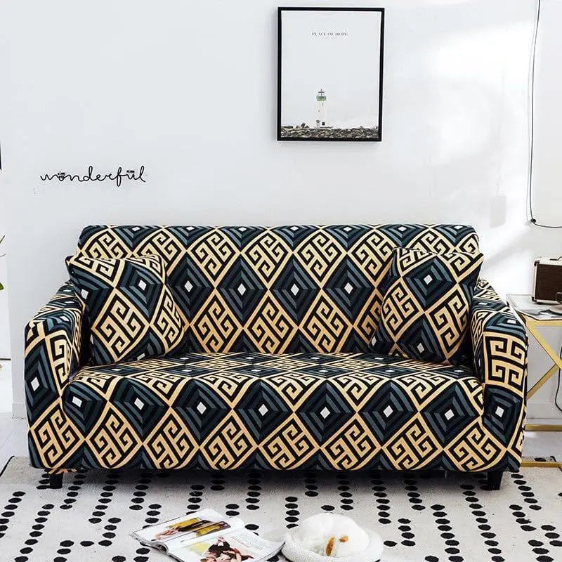PILLCOV - Housse de coussin extensible imprimée Housse De France