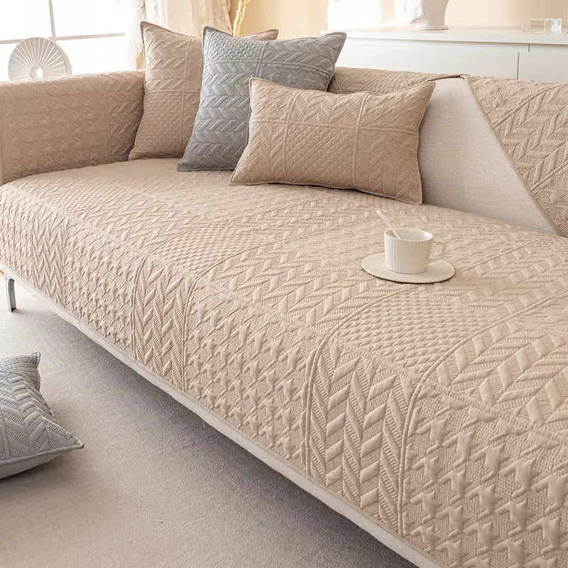 Plaid Canapé Bohème COVERO Qianling Coffee Color-90X210CM
