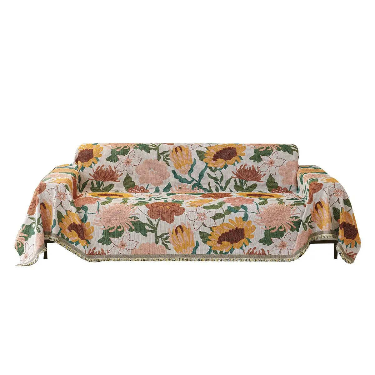Plaid Canapé Chenille Floréal