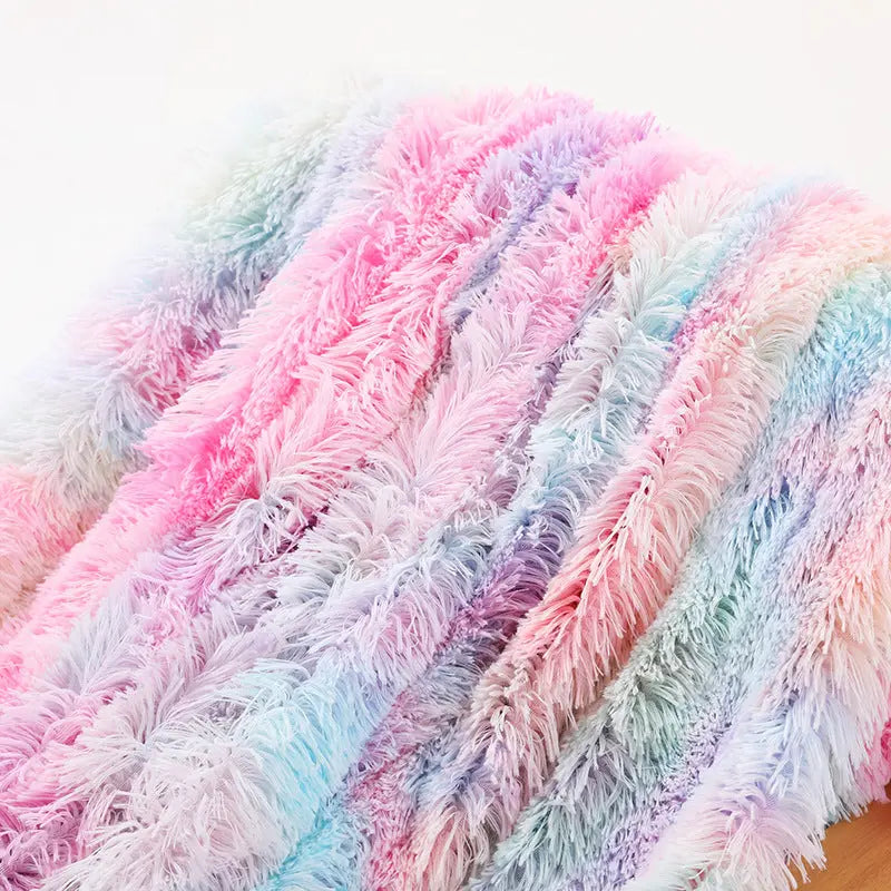Plaid Canapé Douillet COCON Light rainbow-127x153cm