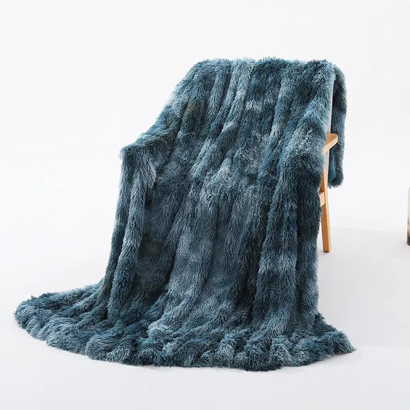 Plaid Canapé Douillet COCON Blue-80x120cm