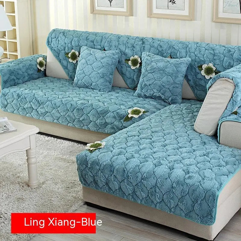 Plaid Canapé Hiver Douillet LYXOR Lingxiang Blue-70×150