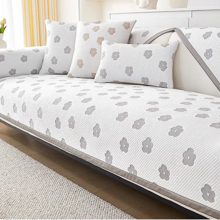 Plaid Canapé Moderne FLORENCE Gray-90X240CM