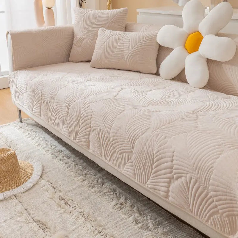 Plaid Canapé Moderne Luxe NORDA Beige-90X160cm