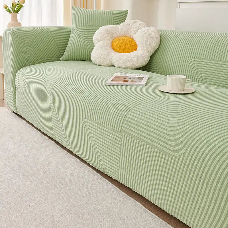 Plaid Canapé Velours SOFANOVA Cloud Green-145to185cm