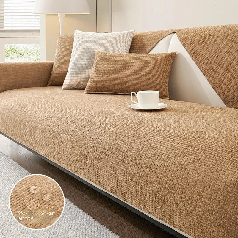 Plaid Canapé Antidérapant CYRONE Anti penetration light brown-70x120cm