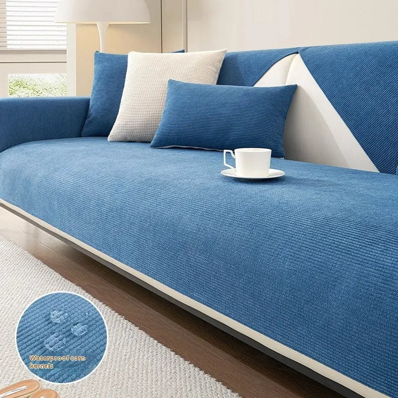 Plaid Canapé Antidérapant CYRONE Anti penetration navy blue-70x180cm