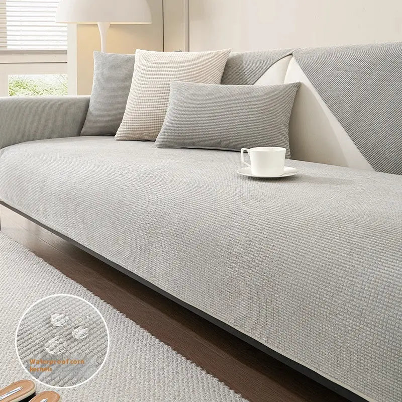 Plaid Canapé Antidérapant SERENO Light Gray Waterproof-70x70cm