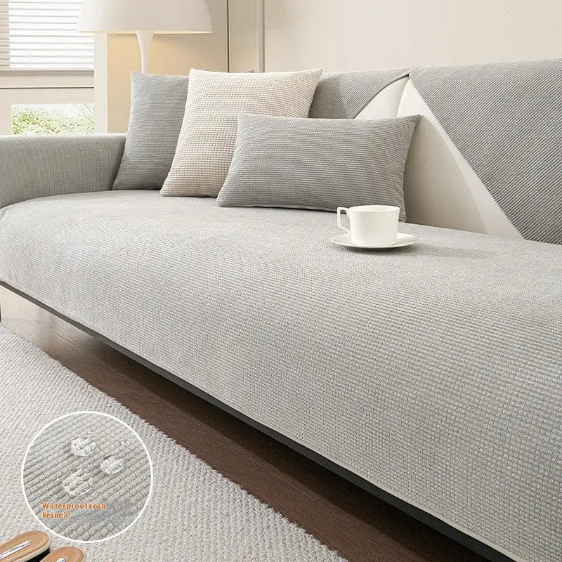 Plaid Canapé Antidérapant SERENO Waterproof light gray-70x210cm