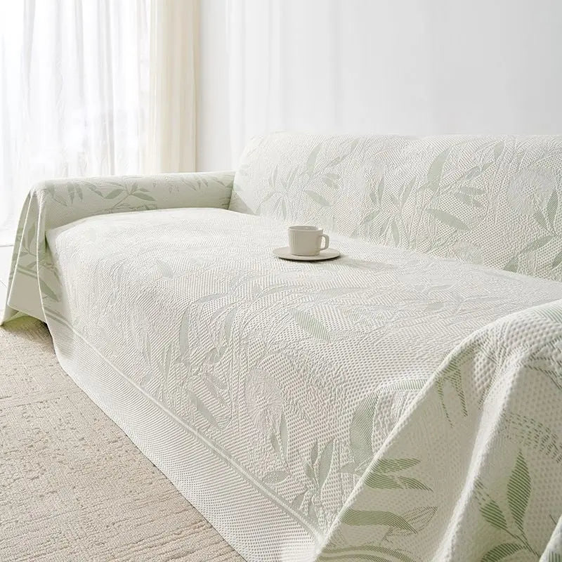 Plaid Canapé Bambou Respirant VENTOLA Green Shadow Cool Summer-180X180cm