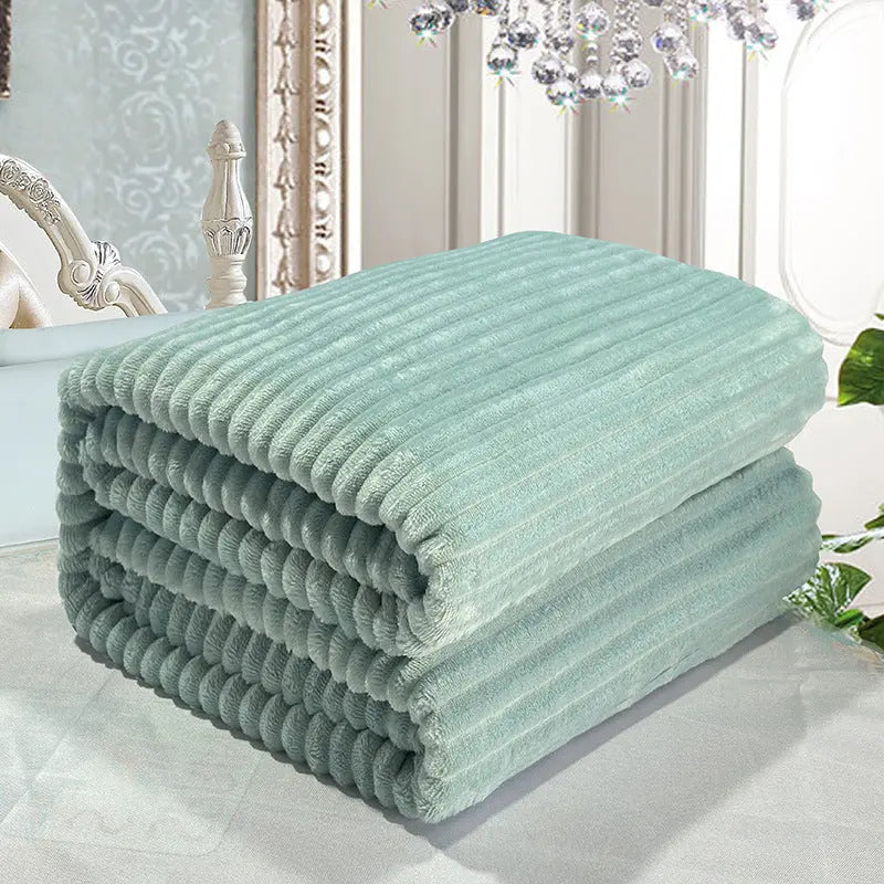 Plaid Canapé Doux LISA Mint Green-120cmX200cm Single Blanket