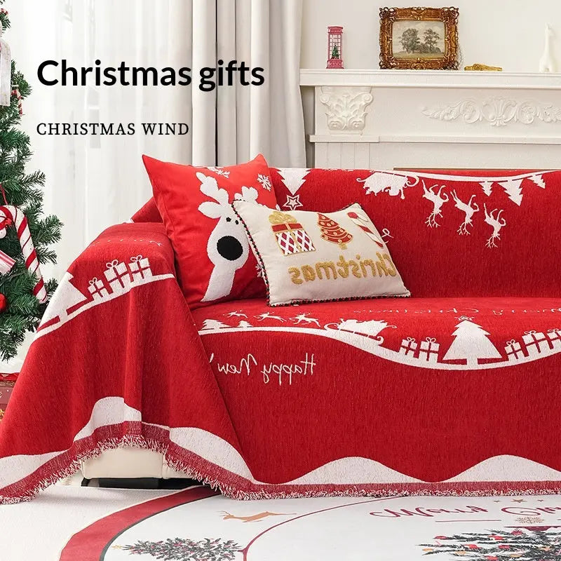 Plaid Canapé Géométrique Chenille NOLENA Gift-180x380