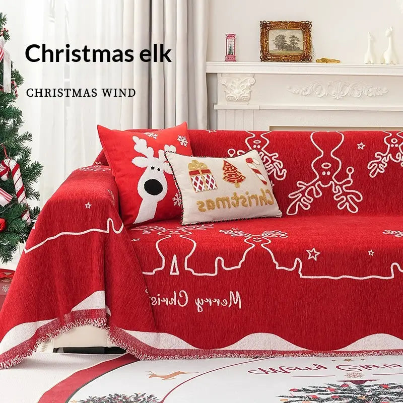 Plaid Canapé Géométrique Chenille NOLENA Elk-180x280