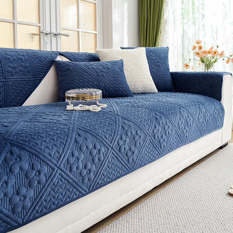 Plaid Canapé Luxe Antidérapant Luxin Blue-90X120cm
