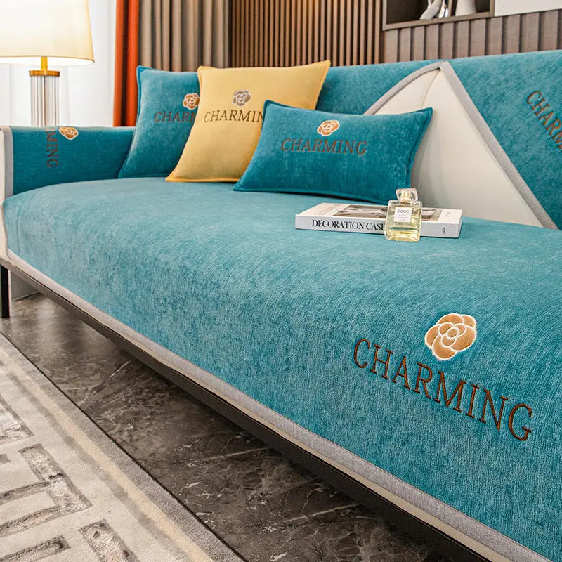 Plaid Canapé Moderne AILON Blue-70x120