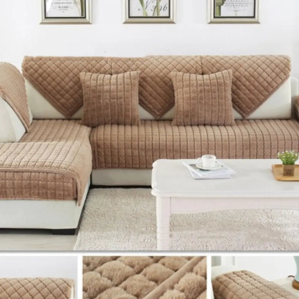 Plaid Canapé Moderne TARTEN Coffee-90X180cm