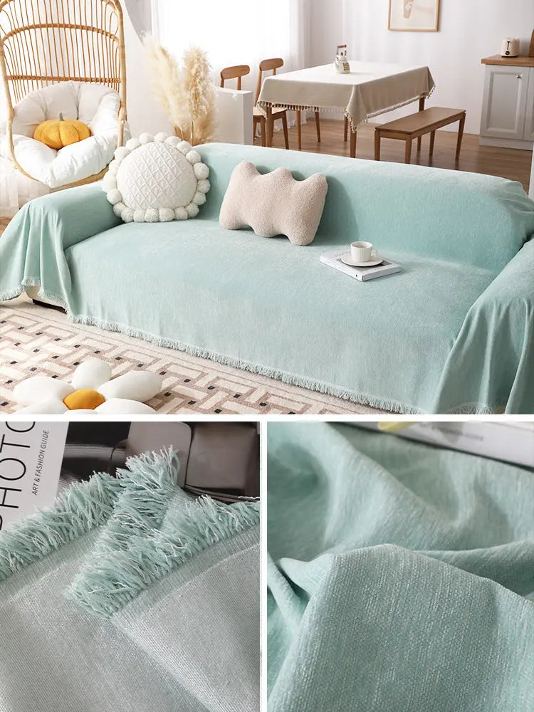 Plaid Canapé Multifonctionnal SOLARI Yb Youyun Mint Green-180X200cm