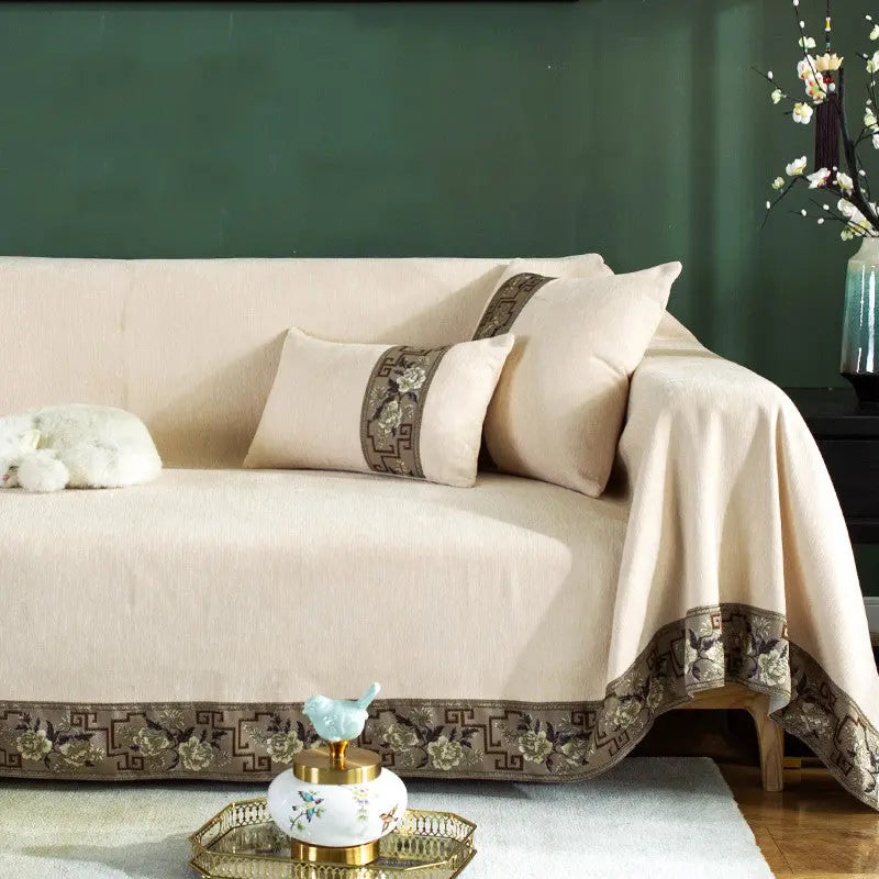 Plaid Canapé Universel DRUNKFLR Beige-Double 180x260