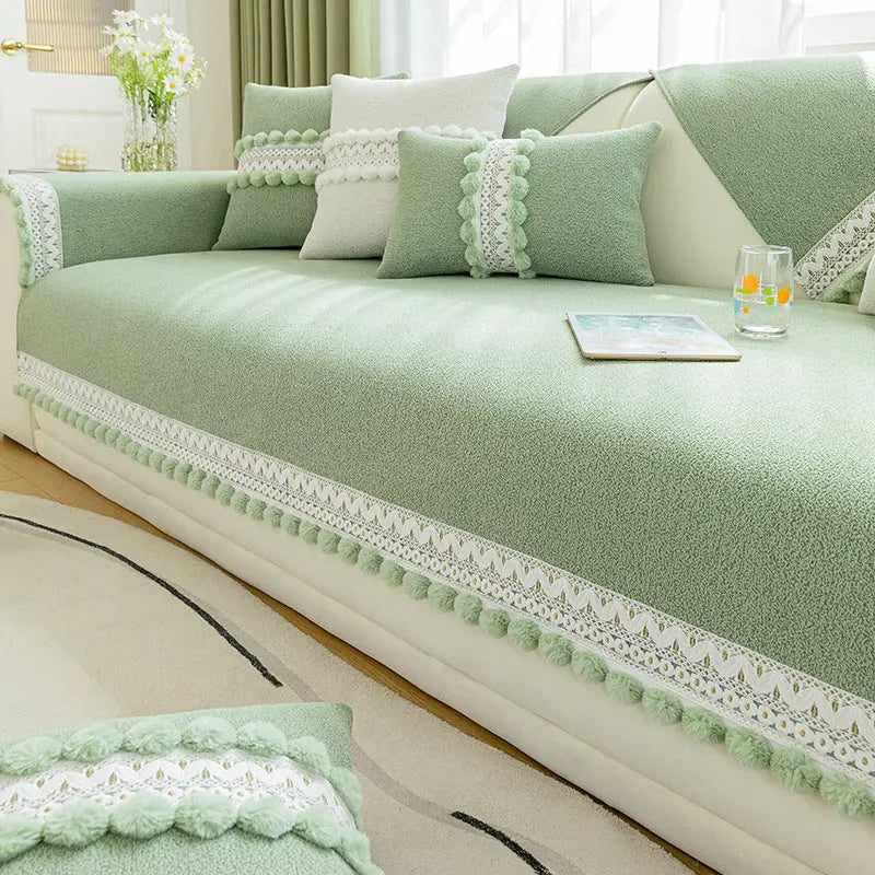 Plaid Canapé Universel SOFLUX Yunyi Green-110X110CM