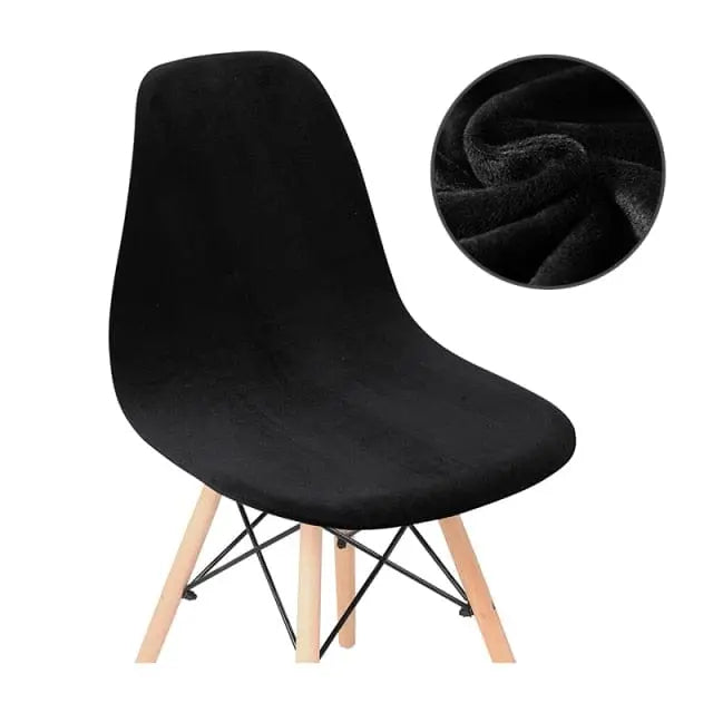 SCANWITH - Housse de chaise scandinave couleur pure - Housse De France