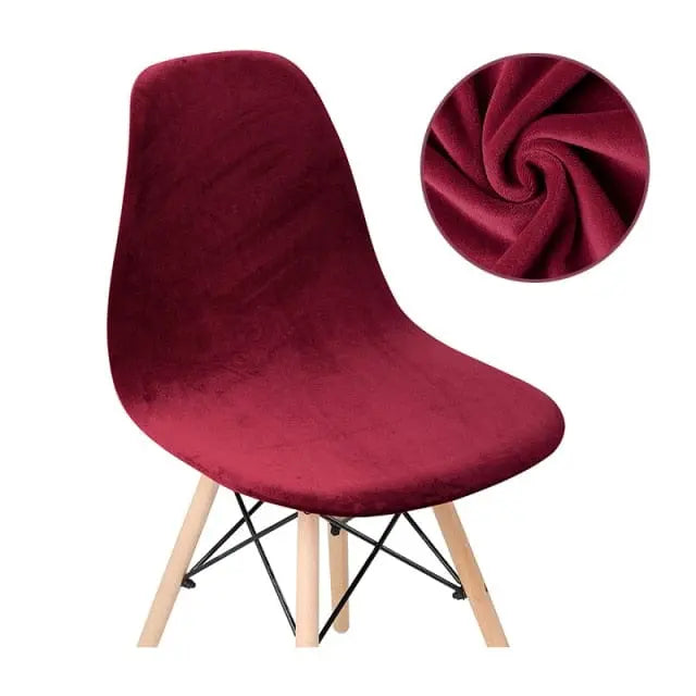SCANWITH - Housse de chaise scandinave couleur pure - Housse De France