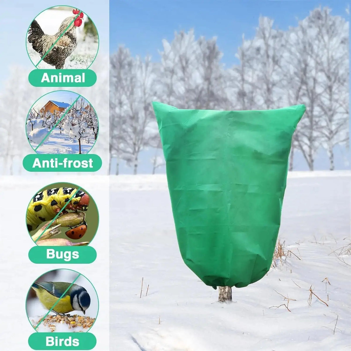 Sac Antigel Tissu Réutilisable FRIGO Housse de France
