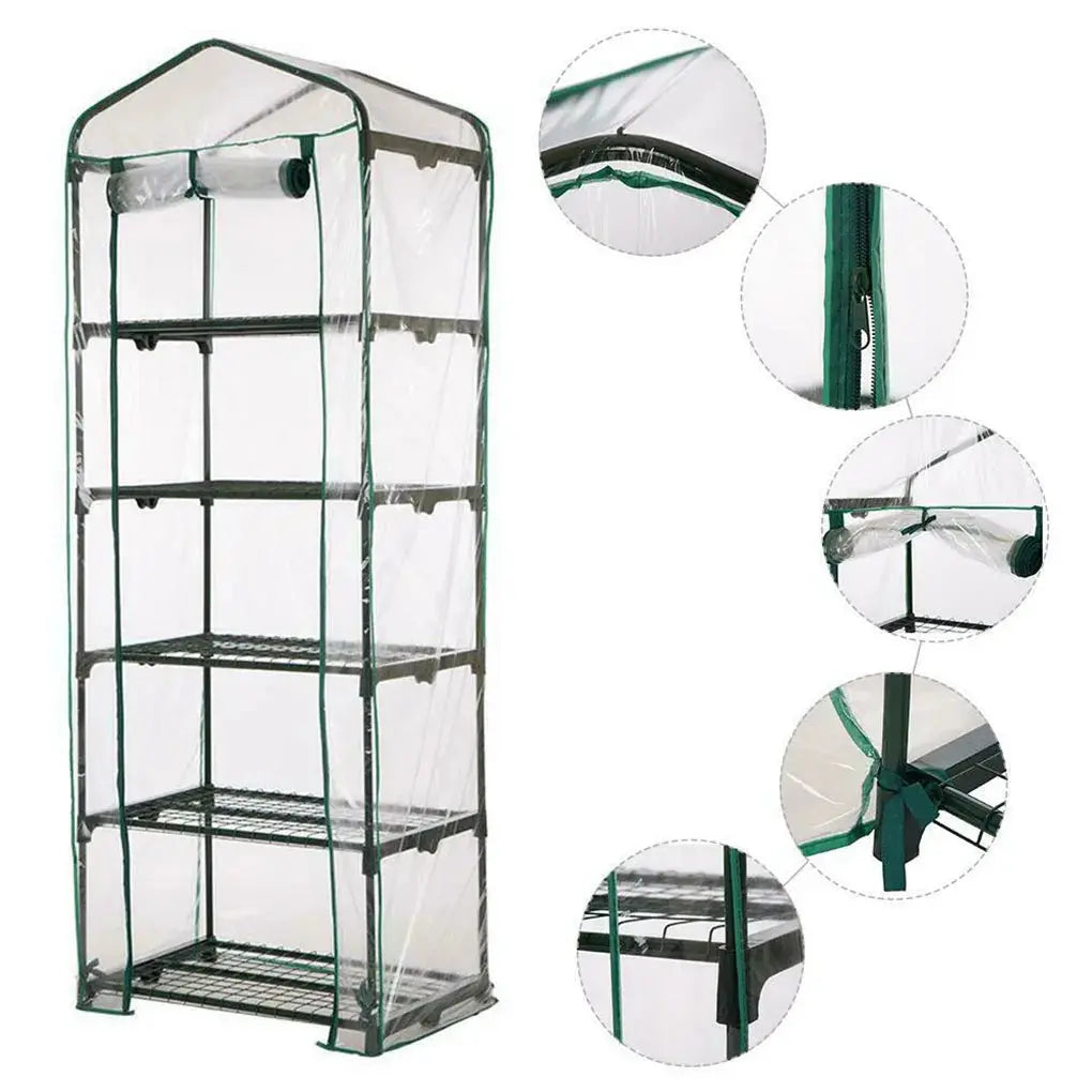 Serre À Plantes Pliable PVC Transparent LURICO Housse de France