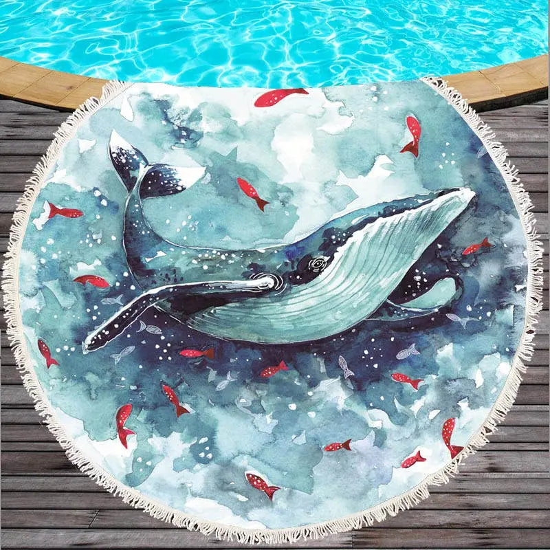 Serviette de Plage Imprimée OCEANA 010-180cm