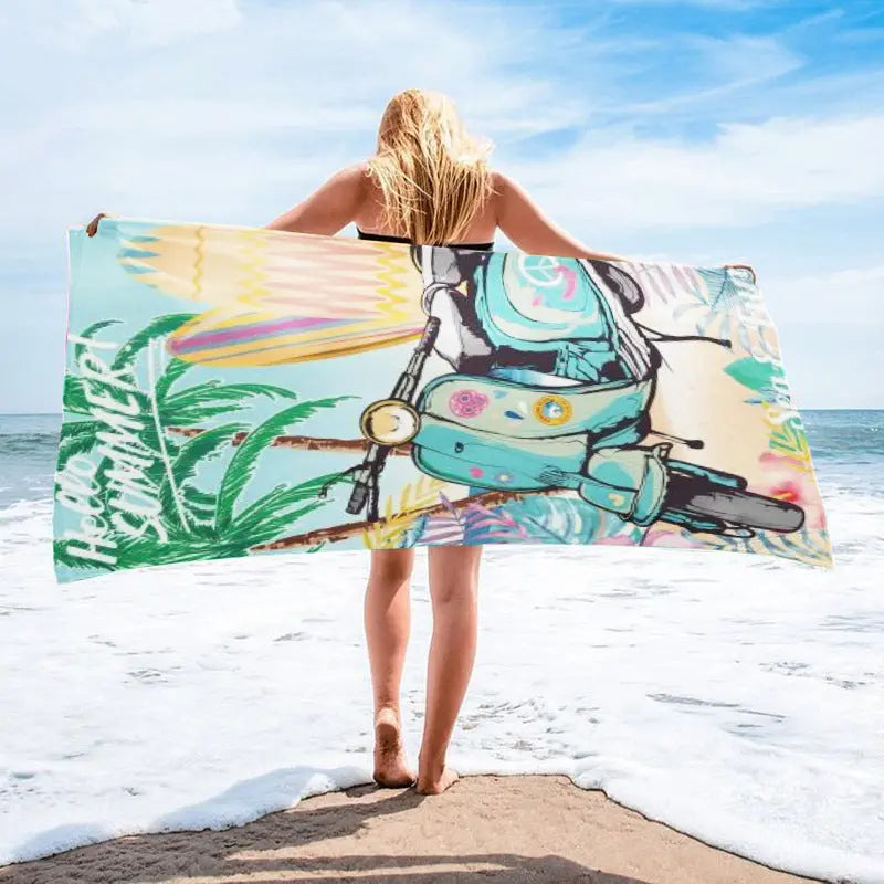 Serviette de Plage Imprimée VACANZA 71S-70x140 OPP bag