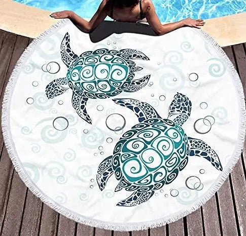 Serviette de Plage Microfibre AZURE Style16-540g finished towel material