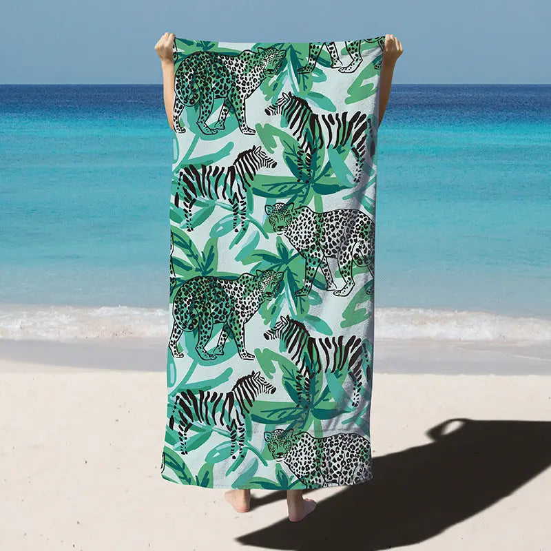 Serviette de Plage Microfibre SEABEE Oz-180x90CM