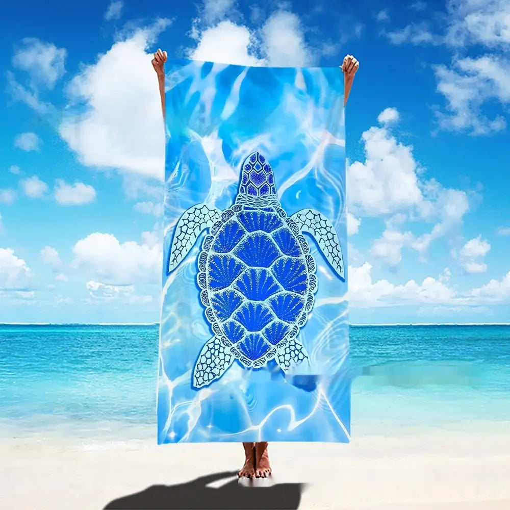 Serviette de Plage Océan Tortuga AL221012231-Microfiber 80x160CM