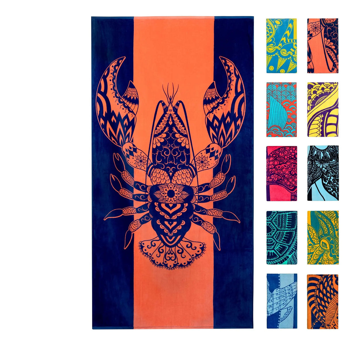 Serviette de Plage Océan Tortuga AL221012227-Microfiber 90x180CM