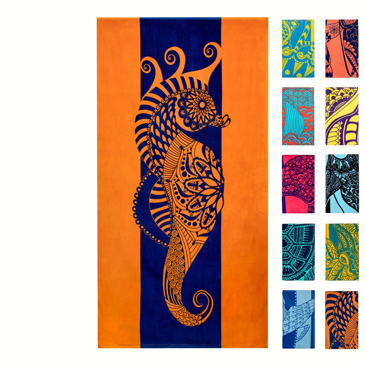 Serviette de Plage Océan Tortuga AL221012228-Microfiber 80x160CM