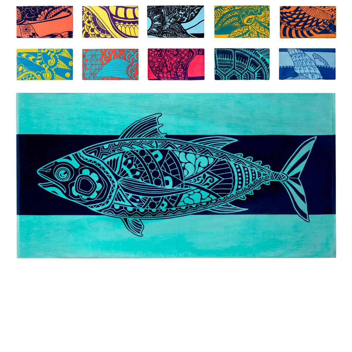 Serviette de Plage Océan Tortuga AL221012230-Microfiber 80x160CM