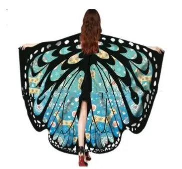 Serviette de Plage Papillon ISOLA Christmas 4Sky Blue-168x135 cm