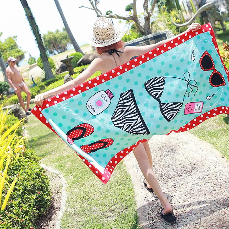Serviette de Plage Séchage Rapide LINZO