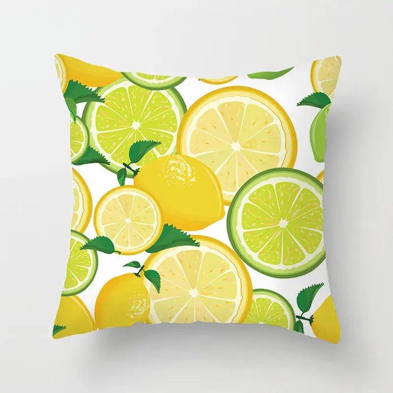 Taie D'Oreiller Imprimée Polyester LEMONA Housse de France