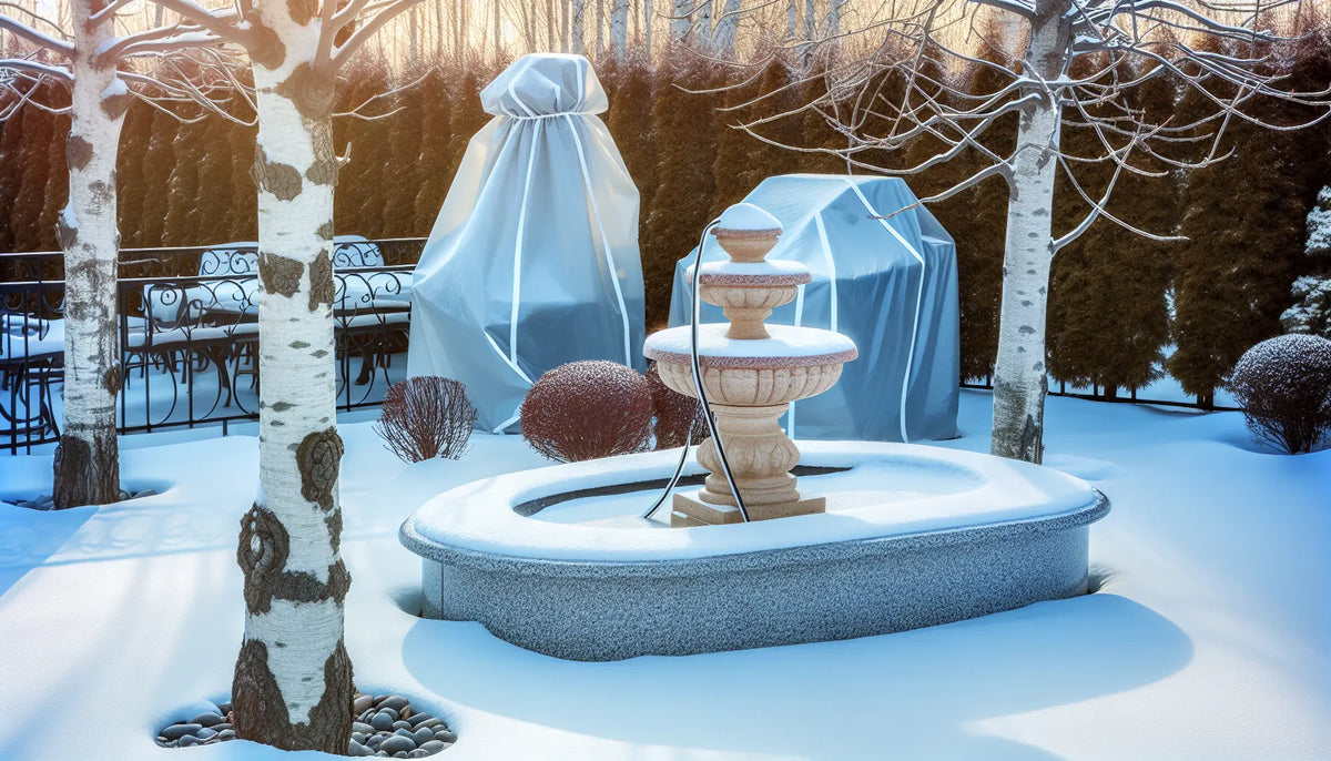 Préparer vos fontaines d'extérieur pour l'hiver