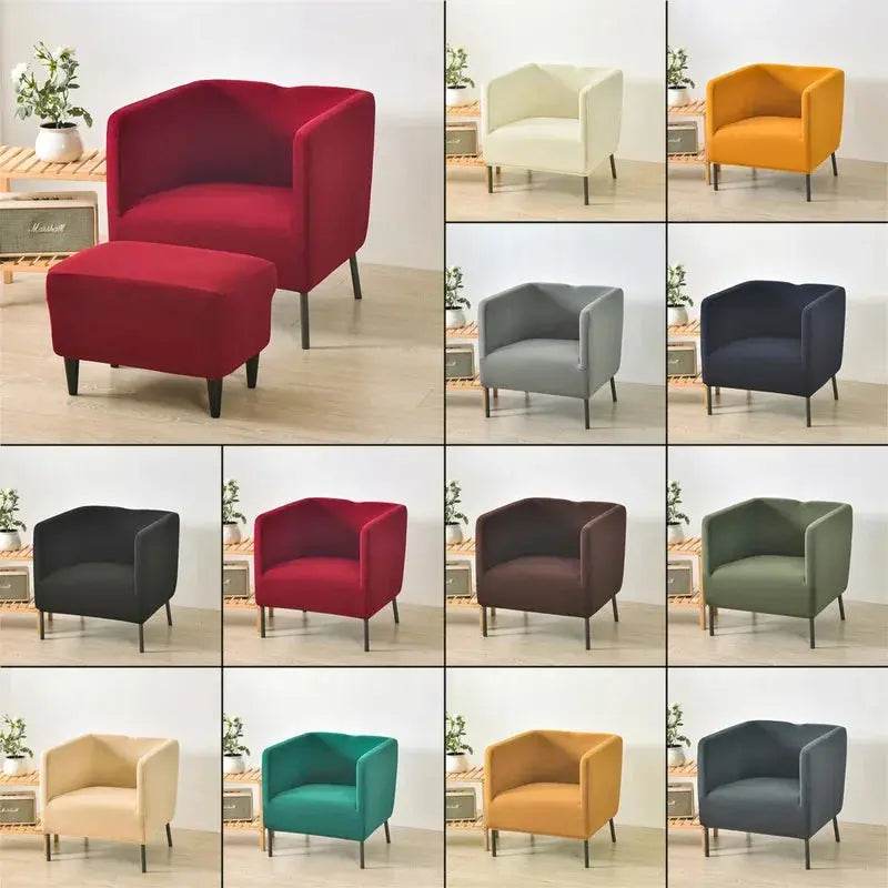 Housse Fauteuil Club Solide LUNOVA - Housse de France
