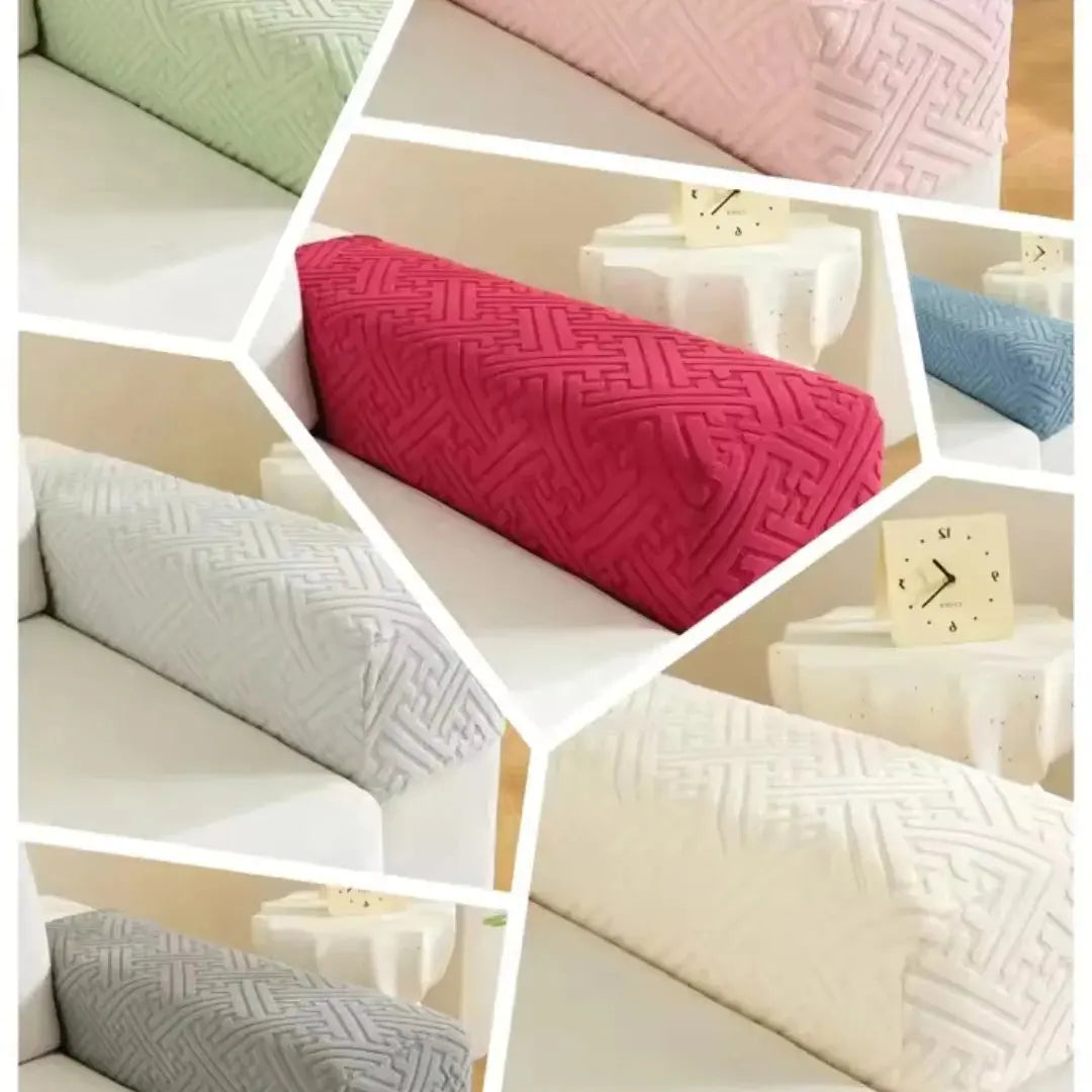 Housse Accoudoir Canapé Jacquard LUNEXO - Housse de France